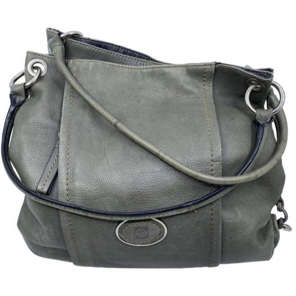 Giani Bernini Msrp Olive Green Leather Shoulder Ba